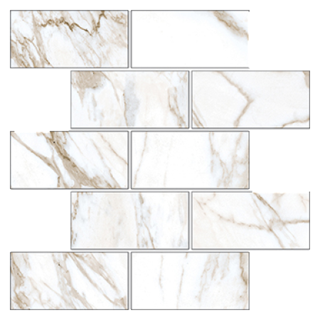 Marble Trend Мозаика K-1001/MR/m13/30,7x30,7 Calacatta Kerranova