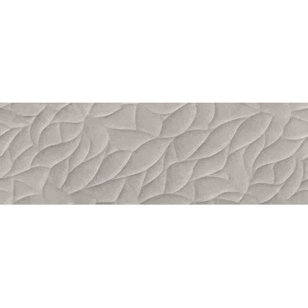 Haiku Плитка настенная рельеф серый (HIU092D) 25x75 Cersanit