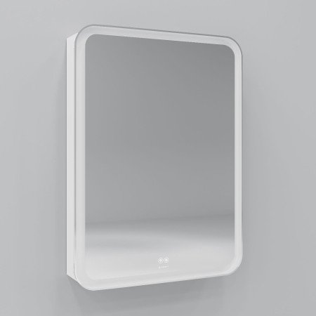 Зеркало шкаф LAPARET Accord 60х80 влагостойкое, подсветка, димер и антизапотевание (подогрев)+розетк Laparet