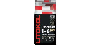 LITOCHROM 1-6 EVO LE.125 Дымчато-серый 2kg,Al.bag Litokol
