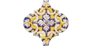Арабески Майолика Декор орнамент OP\A159\65000 6,5х6,5 Kerama marazzi
