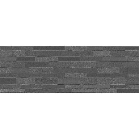 Гренель Плитка настенная серый темный структура обрезной 13055R 30х89,5 Kerama marazzi