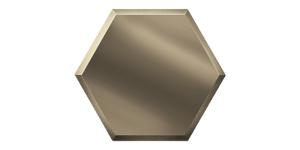 Зеркальная бронзовая плитка СОТА СОЗБ2 25х21,6 Дст