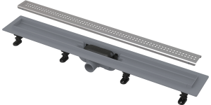 Simple - Водоотводящий желоб с порогами для перфорированной решетки, APZ9-550M Alca Plast