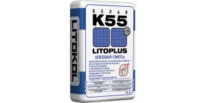 LitoPLUS K55 EVO клеевая смесь белая 25kg Litokol