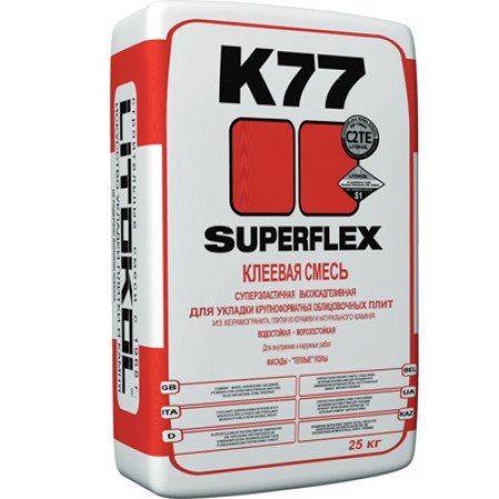 SuperFlex K77 клеевая смесь 25kg Litokol